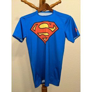 Under Armour Men's Superman Compression Shirt, Blue